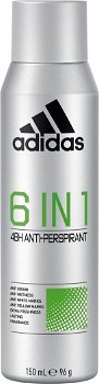 Adidas Adidas Men Dezodorant anti-perspirant w sprayu 6in1 150ml, Adidas