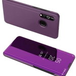 Husa Samsung Galaxy A20e Lemontti Flip Leather Case Electroplating Mirror Purple