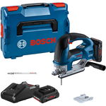 GST 18V-155 SC Ferastrau vertical brushless 20-155mm cu 2 acumulatori Li-Ion 4Ah ProCore 18V + L-Boxx, Bosch