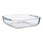 Vas pentru Cuptor Transparent Sticlă borosilicată (21,5 x 6 x 25,5 cm)