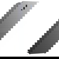 Combina frigorica Samus SCX482NF, Full No Frost, 347 L, Display LCD, Usa reversibila, H 195 cm, Inox/silver