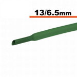 Tub termocontractibil verde 13mm/ 6.5mm 0.5m, OEM