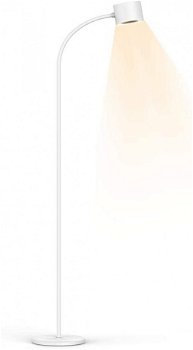 Lampa de podea Henzin, alb/negru, ABS/silicon/fier, 13,5 x 23 x 38 cm