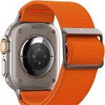 Curea Spigen Spigen Fit Lite Ultra Apple Watch 4/5/6/7/SE/8/Ultra 44/45/49mm Portocaliu, Spigen