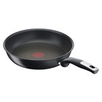 Tigaie TEFAL Unlimited G2550572, 26 cm, aluminiu, invelis antiaderent Titanium, negru