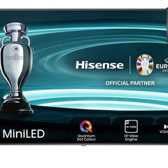 Televizor Hisense 65U6NQ, QLED TV 65" UltraHD/4K, triple tuner, Mini LED, Negru