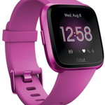 Ceas smartwatch Fitbit Versa Lite, Mulberry/Mulberry Aluminum