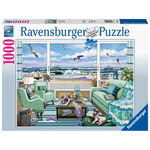 Puzzle Vedere La Plaja, 1000 Piese, Ravensburger