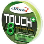 Fir textil Climax Touch 8+, chartreuse fluo, 135m (Diametru fir: 0.22 mm), Climax