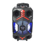 Boxa portabila 100w, tip troler, ZQS-8102 X-BASS, bluetooth, fm, usb, slot microSD + microfon si telecomanda