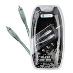 Cablu audio Cabletech 2 RCA - 2 RCA, 1.8 m, silver edition
