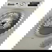 Uscator de rufe BOSCH WTH08200BY, Condensare si pompa de caldura, 8 kg, 15 programe, Clasa A++, argintiu