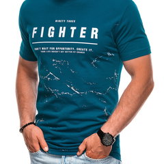 EDOTI, Tricou cu imprimeu text, Alb/Negru EDOTI, Tricou cu imprimeu text, Alb/Negru