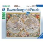 Puzzle Harta Istorica, 1500 Piese, Ravensburger