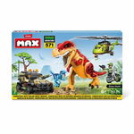 Joc de Construcție + Figurine Zuru Max Dino 33 x 48,3 x 7,6 cm 592 Piese, Zuru