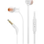 Casti In-Ear JBL T160 cu fir, Microfon, Jack 3.5 mm, Alb, JBL