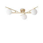 Lampa cu montaj pe tavan Atlas pl3 Oro, Ideal Lux