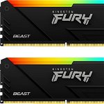 Fury Beast, DDR4, 32GB (2x 16 GB), 3200MHz, CL16, 1.35V RGB, Kingston