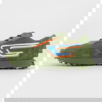 Diesel, Pantofi sport cu detalii de piele si piele intoarsa S-Racer, Alb/Negru/Gri carbune