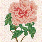 Tablou cu diamante - Trandafir roz, 40 x 50 cm, edituradiana.ro