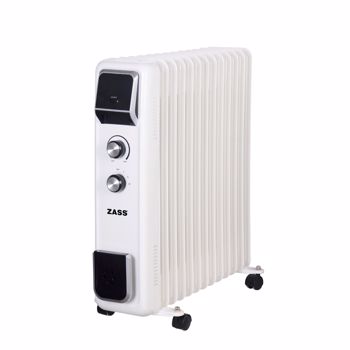Calorifer electric cu ulei Zass ZR 13 E, 2600 W, 13 elementi, termostat reglabil, protectie la supraincalzire