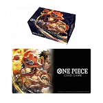 One Piece Card Game Playmat and Storage Box Set - Portgas D Ace, Bandai Tamashii Nations