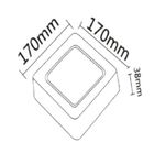 SMD-SRD 12W PANEL 3000K, Braytron