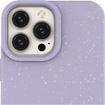 Husa din silicon pentru iPhone 14 Pro din seria Eco Case in mov, ForIT