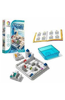 Joc de logica Atlantis Escape cu 60 de provocari limba romana, Smart Games