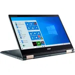 Laptop 2 in 1 Acer Spin SP714 cu procesor Qualcomm Snapdragon SC8180XP, 14", Full HD, 8GB, 512GB SSD, Windows 10 Pro, Steam Blue