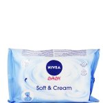 Nivea Servetele umede baby 63 buc Soft &Cream