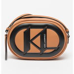 Geanta crossbody de piele cu logo Monogram