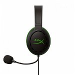 Casti cu microfon Kingston gaming HyperX CloudX Chat pentru PC compatibile Xbox One Full size neagra