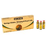 Ginkgo Biloba, Ginseng si Royal Jelly, 10fiole - Only Natural, ONLY NATURAL