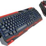 Kit tastatura si mouse Dragon War Sencaic Combo Set Black