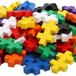 Plus-plus Big Basic MIX 100pc + 1 Green Baseplate (3220) 