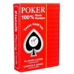 Pachet carti de joc poker profesionale, peek index Rosu