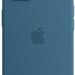 Husa de protectie Apple Silicone Case with MagSafe pentru iPhone 13, Blue Jay