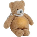 NATTOU Sleepy Bear Pale Brown jucărie de adormit cu senzor de plâns 0 m+ 1 buc, NATTOU