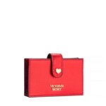 Red metallic card holder, Victoria's Secret