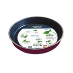 Tava Floria ZLN-2425 aluminiu pentru cuptor model rotund, 38 cm, 