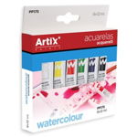 Acuarela 6 culori x 12ml set Artix PP175, MPapel