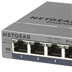 Switch netgear ProSafe Plus 5x 10/100/1000 Mbps (GS105E-200PES), NETGEAR