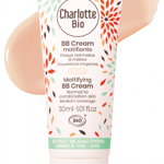 BB cream BIO matifiant Light(piele normala si mixta), cu extract tea tree si zinc Charlotte Bio, Charlotte Bio