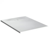 Cadita de dus slim 120x90 rectangulara texturata alb   65280001800, Vitra