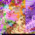 Atelier creativ cu sclipici, Parfumul florilor, Djeco, 2-3 ani +, Djeco