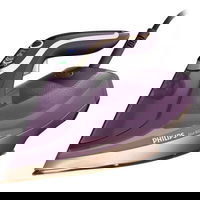 Fier de călcat cu abur Philips - DST8021/30, 3000 W, 55 g/min, mov