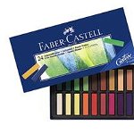 Set 24 Mini Creioane Pastel Soft Faber-Castell