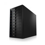 HDD Rack RaidSonic IcyBox Carcasăl 3,5'' HDD 10-bay Case SATA I/II/III, USB 3.0, RAID, Negru