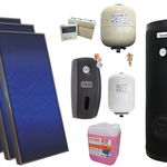 Pachet solar premium, presurizat, 2x panou plan Sunsystem PК SL FP 2.0, Boiler cu 2 serpentine Fornello SOL 200 LT 2S, controller, vas expansiune solar, vas expansiune sanitar, grup pompare Fornello (pompa OHI), aerisitor 1/2, antigel